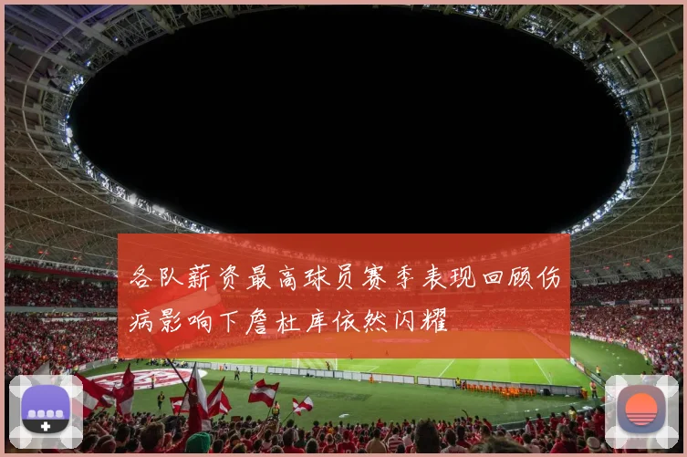 各队薪资最高球员赛季表现回顾伤病影响下詹杜库依然闪耀